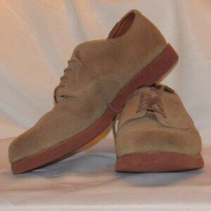 G.H. Bass & Co Exeter Tan Suede Leather (5723) Shoes Men's Size 11 Made in USA